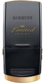   Samsung U600 Black Gold Limited Edition